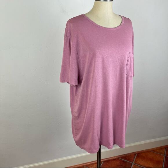 Marine Layer Purple Pocket Tee - Picture 2 of 7